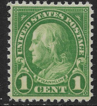 Scott 632 Us Stamp Franklin 1 Cent Mnh