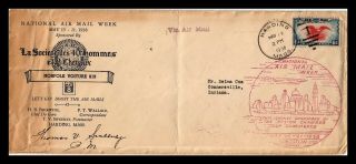 Dr Jim Stamps Us American Legion Air Mail Week Legal Cover Harding Massachusetts