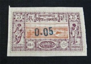 Nystamps French Somali Coast Stamp 24 Og H $80
