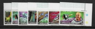 1974 Maldives: Space Complete Set Sg483 - 489 Unmounted (mnh)