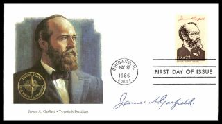 Mayfairstamps Fdc 1986 James A.  Garfield Fda_6965