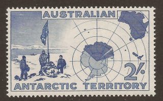 Australian Antarctic Territory 1957 Sg1 Mnh (jb7644)