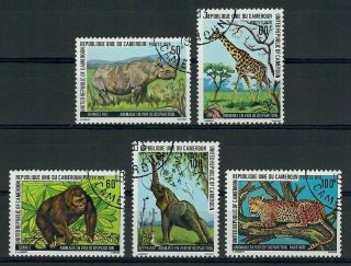 San28 Cameroon 1979 Animals,  Set Of 5,  Used/cto