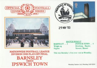29 May 2000 Barnsley V Ipswich Town Play Offs Dawn Football Cover