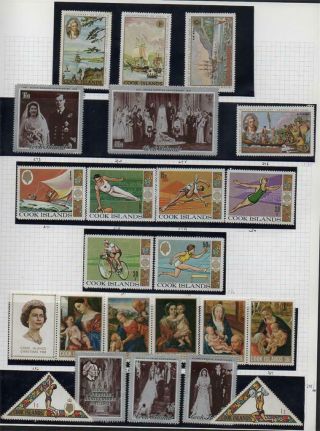 Cook Islands Group Of 22 Unmounted Good Looking Collectable Sound Quality