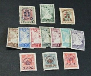 Nystamps Greece Stamp 383//466 Og H/nh $40