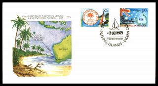 Mayfairstamps Cocos Islands 1979 Inauguration Of The Postal Service First Day Co