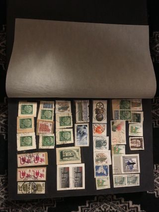 Stamp Album Filled With Of 1077 Germany Stamps