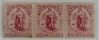 1902 Universal Penny Post Strip