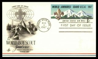 World Boy Scout Jamboree Idaho 1967 First Day Card