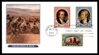 Mayfairstamps Us Fdc 2004 Lewis And Clark Herds Of Bison Fleetwood Wwb_16245