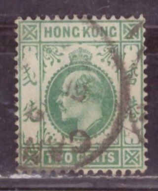 1907 British Colony Stamps,  Hong Kong Kevii 2c Canton 廣州 Mcca Sg Z214