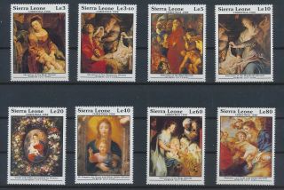 Lk89749 Sierra Leone 1988 Peter Paul Rubens Paintings Fine Lot Mnh