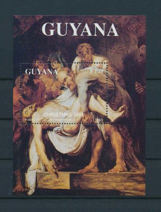 Lk89113 Guyana 1993 Peter Paul Rubens Paintings Good Sheet Mnh
