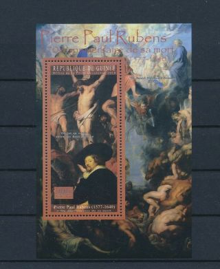 Lk89065 Guinea 2010 Peter Paul Rubens Paintings Good Sheet Mnh