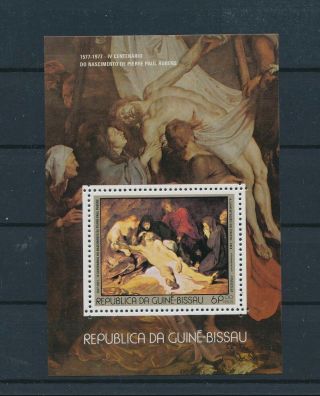 Lk88998 Guinea - Bissau Peter Paul Rubens Paintings Good Sheet Mnh