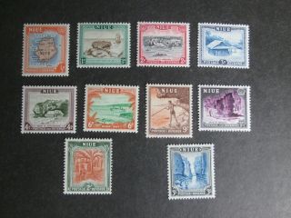 1950 Niue Definitive Complete Set Never Hinged