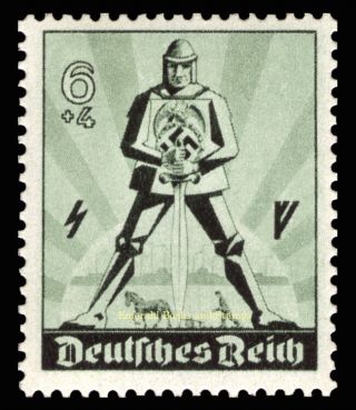 Ebs Germany 1940 Labour Day - Tag Der Arbeit - Michel No.  745 Mh