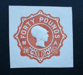 Gb Revenues / Fiscals Embossed General Duty £40