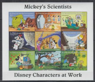 N943.  St Vincent - Mnh - Cartoons - Disney 