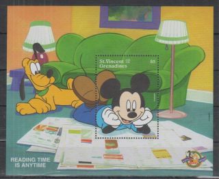N943.  St Vincent - Mnh - Cartoons - Disney 