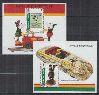 B704.  Sierra Leone - Mnh - Cartoons - Disney - Antique Disney Toys