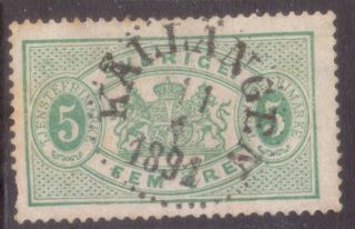Sweden Sverige Postmark / Cancel " Kallangen " 1891