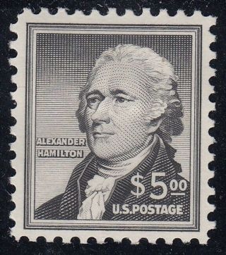Tdstamps: Us Stamps Scott 1053 $5 Hamilton H Og