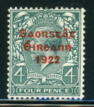 Ireland Mh Selections: Scott 50 4p Kgv " Irish State 1922 " Cv$5,