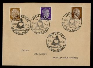 Dr Who 1941 Germany Wolfach Pictorial Cancel C132055