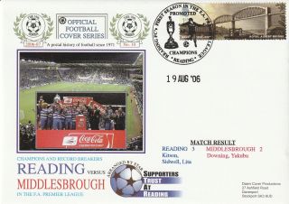 19 August 2006 Reading V Middlesbrough Premiership Dawn Football Cover