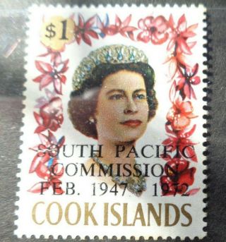 1972 South Pacific Commission Overprint Complete Muh/mnh As Issued