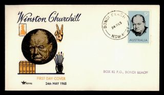 Dr Who 1965 Australia Sir Winston Churchill Fdc C128950