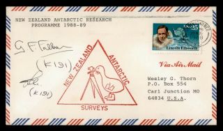 Dr Who 1988 Antarctic Zealand Surveys Research Program C130841