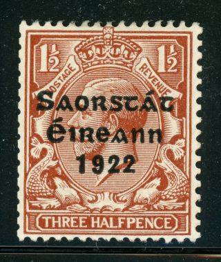 Ireland Mh Selections: Scott 46 1½p Kgv " Irish State 1922 " Cv$4,