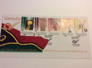 Vanuatu 2000 20 Years Of Independence First Day Cover