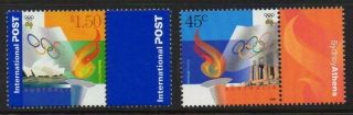 Australia Sg2025/6 2000 Transfer Of Olympic Flags Mnh