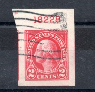 Us Sc 577 Imerf 2 Cent Washington Stamp Jumbo Margins P Id 2162