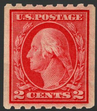 U.  S.  Stamp 1912 Scott 411 George Washington Nh.  Og