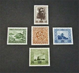 Nystamps Liechtenstein Stamp 274//283 Og H/nh $33