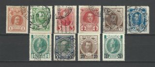 Russia 1913 - 16 Sc 88//111 Russian Royalty/surcharges Mh