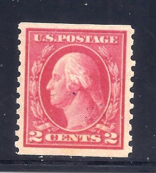 Us Stamps - 444 - Mnh - 2 Cent Washington Perf 10 Coil Issue - Cv $120