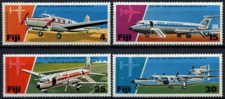 Fiji 1976 Sg 532 - 5,  25th Anniv Of Air Services Mh Set D69645