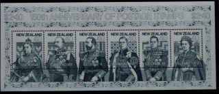 Zealand Stamps – 1990 Penny Black Anniversary Mnh Sheet (1)