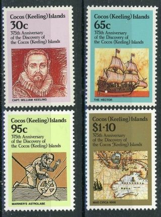 S154359 Cocos Islands Sc 115 - 18 Mnh - Ships