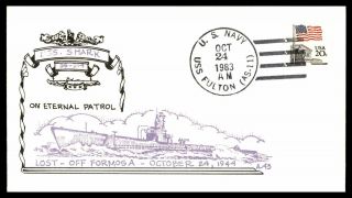 Mayfairstamps Us Naval 1983 Uss Fulton As 11 Uss Shark On Eternal Patrol Cover W