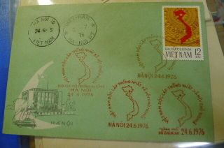 Stamps Viet Nam North - F.  D.  C 1976 - 1 Stamps 12xu1 Pcs - Very Rare - 37