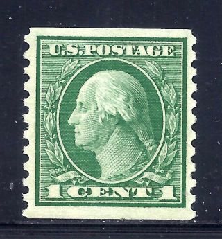 Us Stamps - 452 - Mnh - 1 Cent Washington Coil Issue - Cv $21