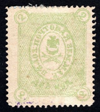 Russian Zemstvo 1884 Belozersk Stamp Solovyov 30 Mh Cv=12$ Lot5