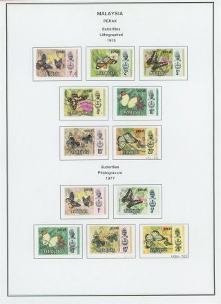 Malaysia (states) Album Page Lot 103 - See Scan - $$$